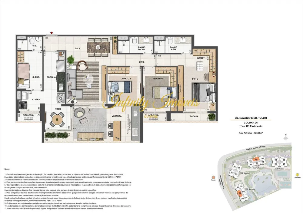 Apartamento, 3 quartos, 126 m² - Foto 65