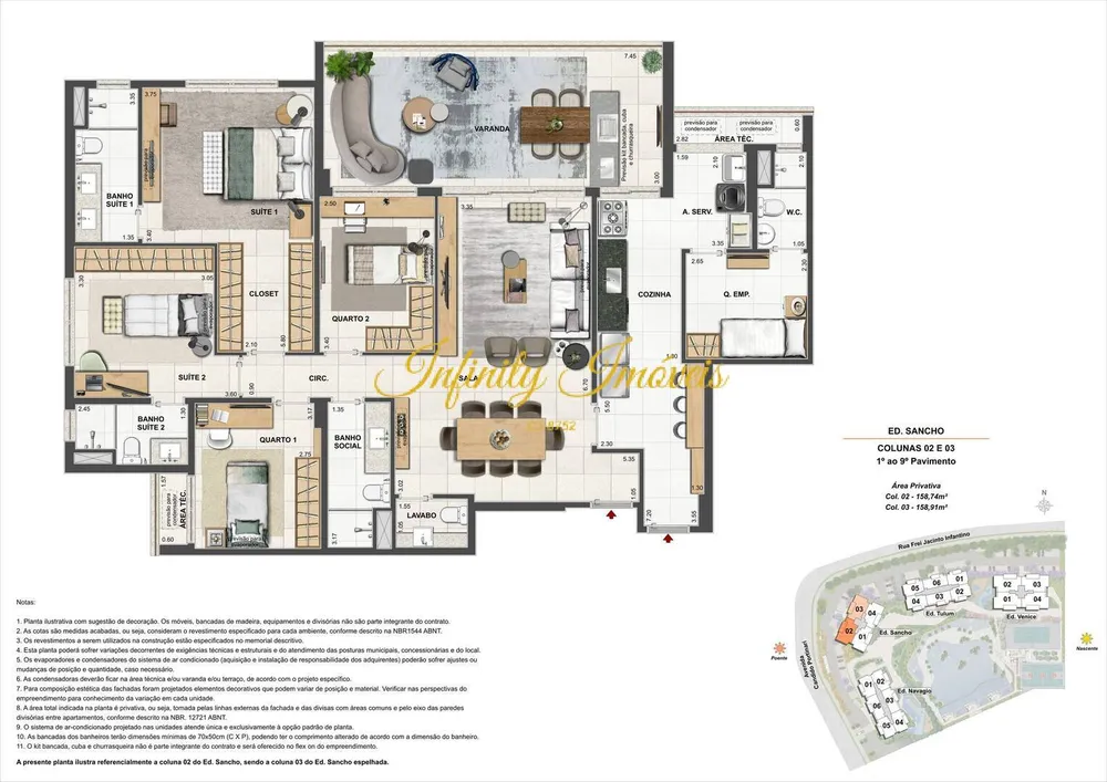 Apartamento, 3 quartos, 126 m² - Foto 58