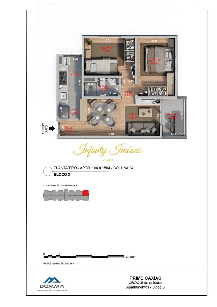 Apartamento, 2 quartos, 44 m² - Foto 34