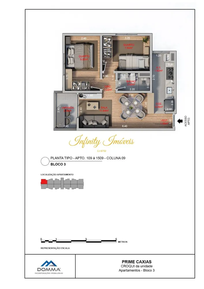 Apartamento, 2 quartos, 44 m² - Foto 24