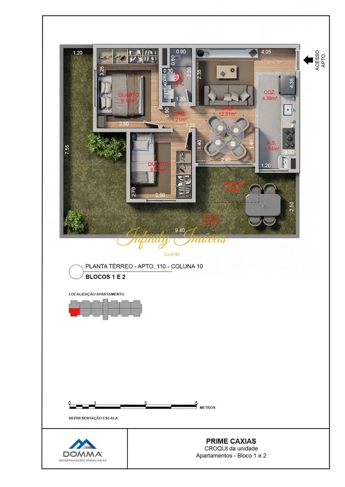 Apartamento, 2 quartos, 44 m² - Foto 37