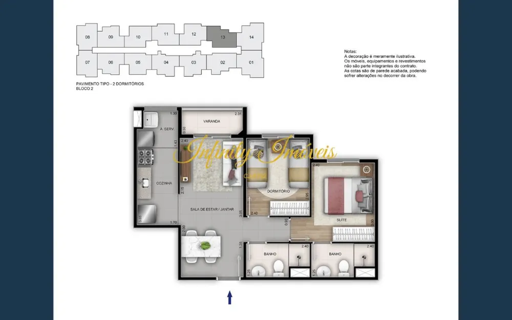 Apartamento, 3 quartos, 59 m² - Foto 31