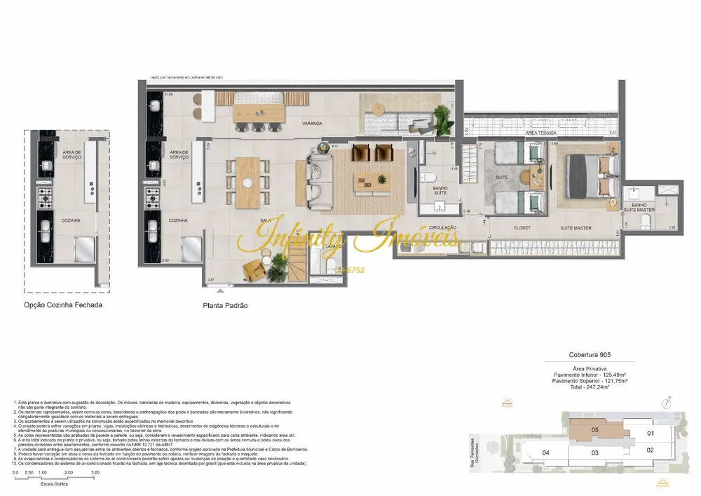 Cobertura, 3 quartos, 238 m² - Foto 19