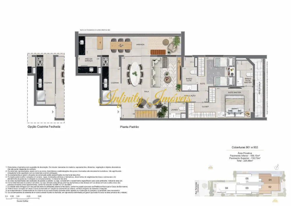 Cobertura, 3 quartos, 238 m² - Foto 17