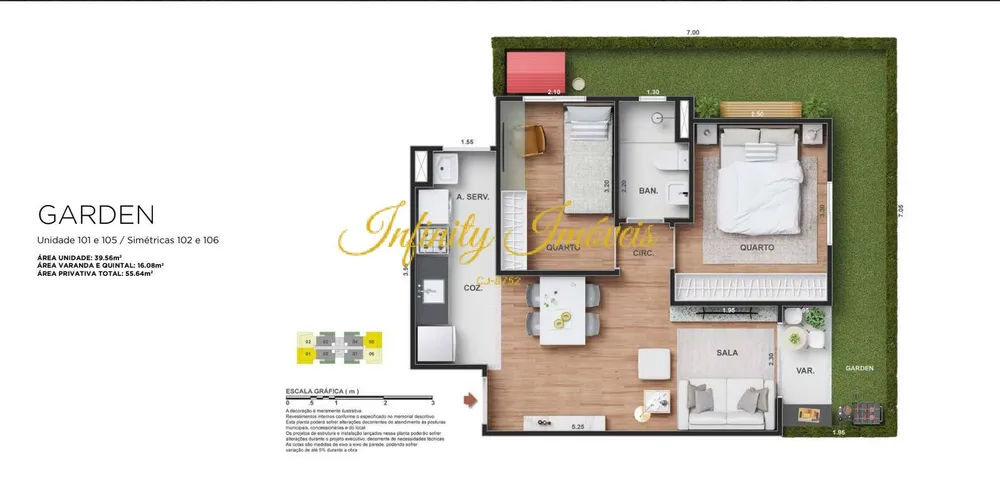 Apartamento, 2 quartos, 55 m² - Foto 12