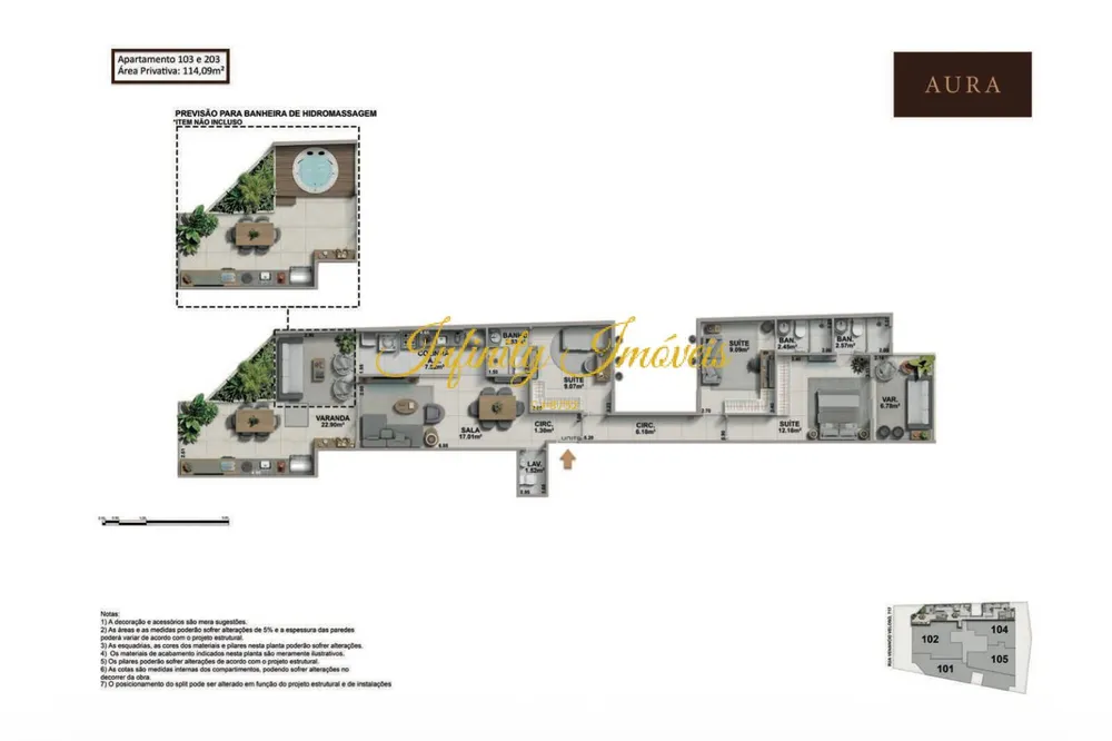 Apartamento, 4 quartos, 158 m² - Foto 12