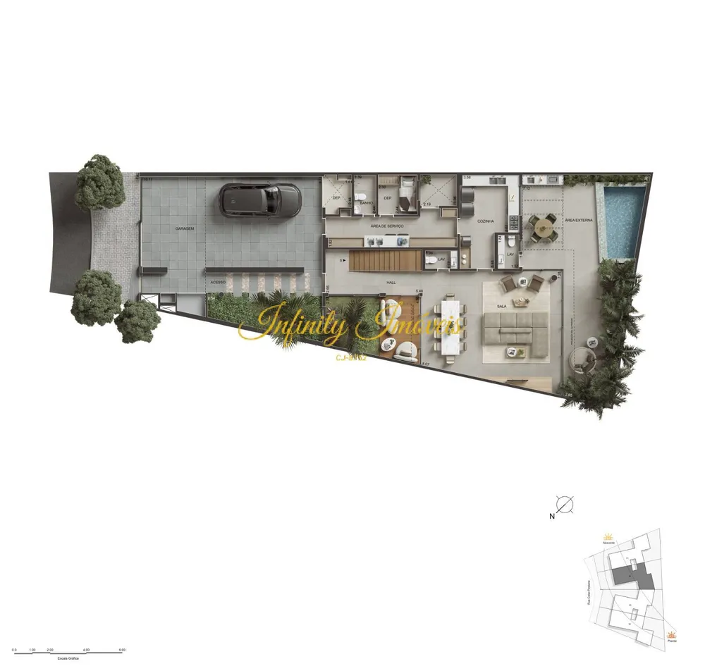 Casa de Condomínio, 4 quartos - Foto 8