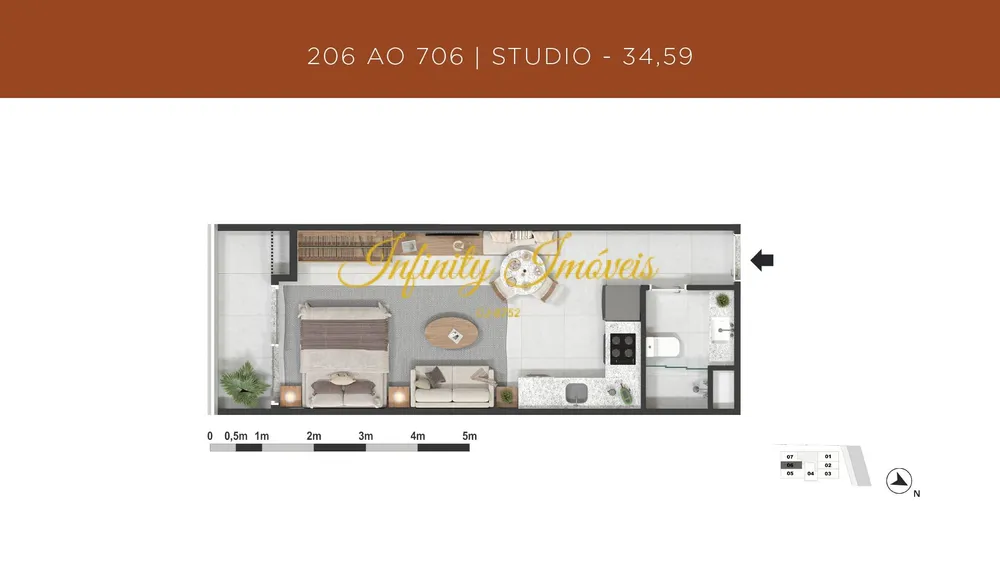 Apartamento, 1 quarto, 54 m² - Foto 26