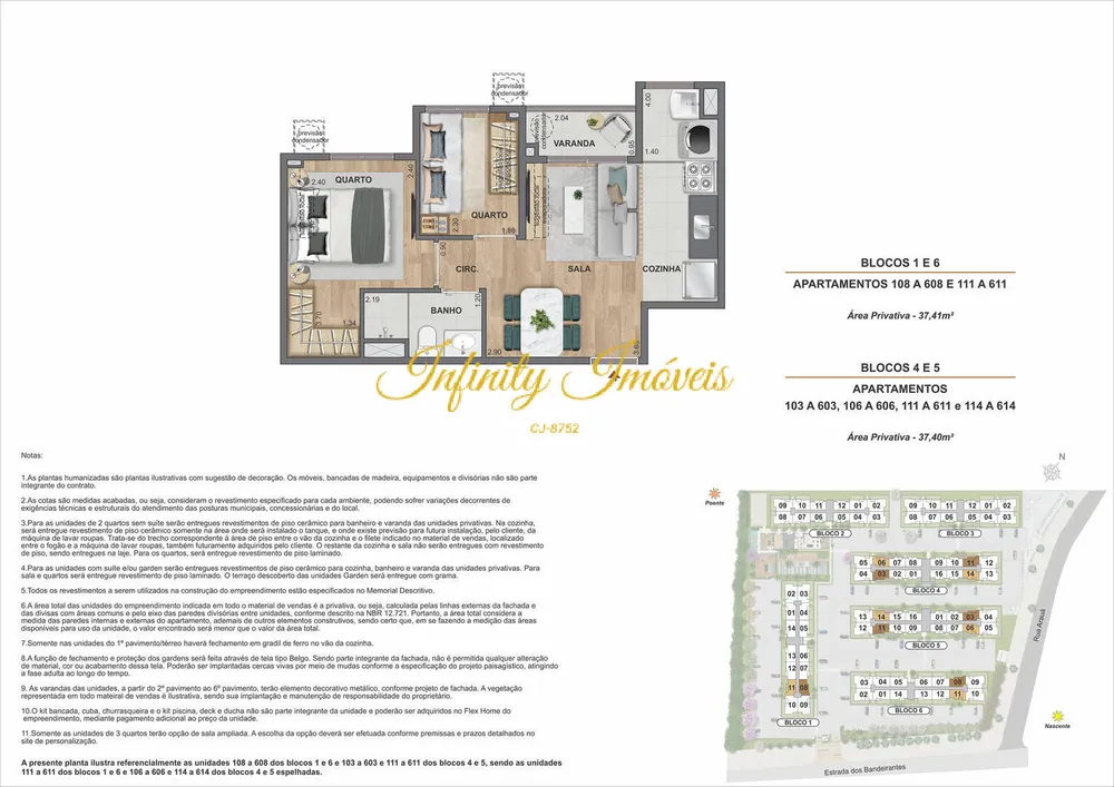 Apartamento, 2 quartos, 43 m² - Foto 22