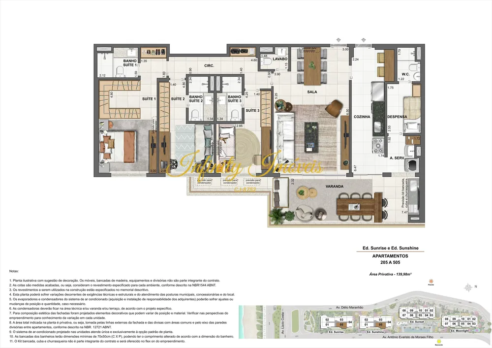 Apartamento, 4 quartos, 165 m² - Foto 85