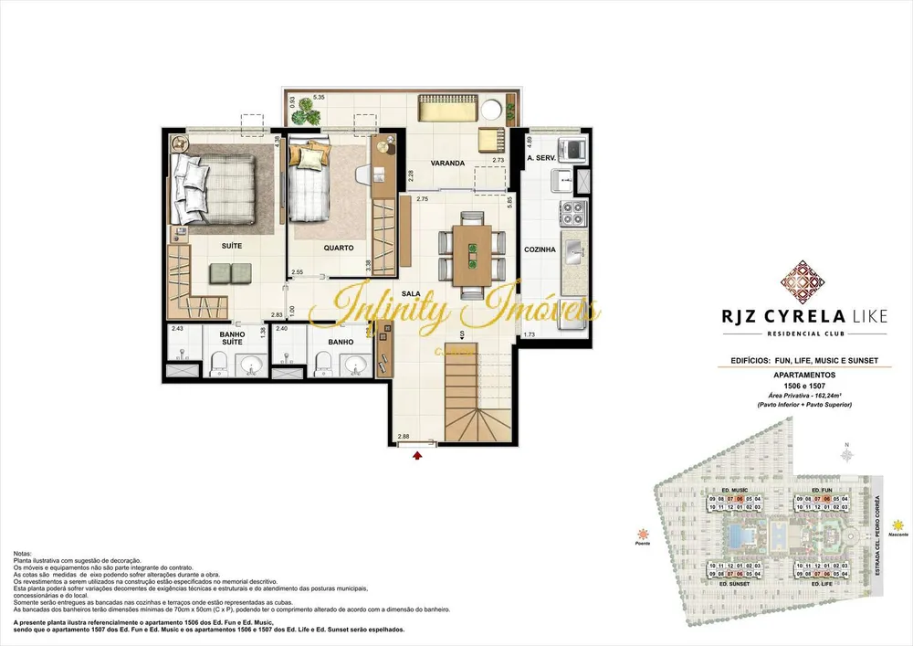 Apartamento, 3 quartos, 77 m² - Foto 112