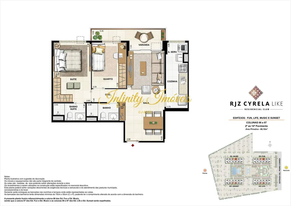 Apartamento, 3 quartos, 77 m² - Foto 110