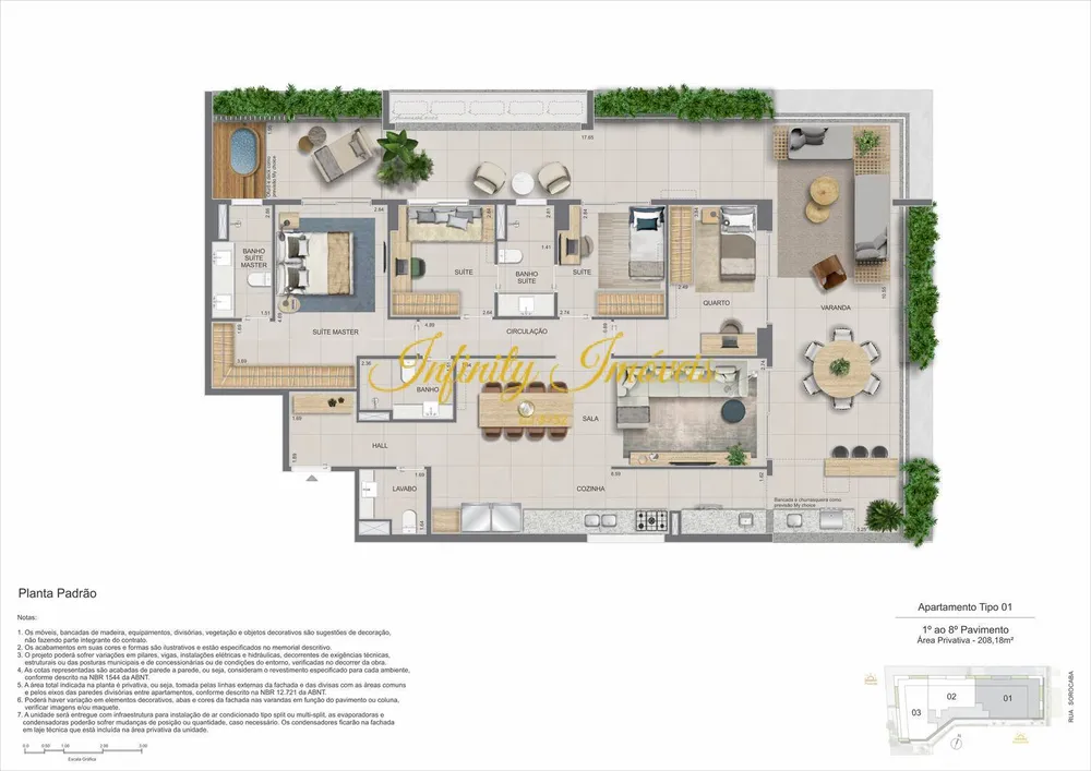 Apartamento, 4 quartos, 208 m² - Foto 11
