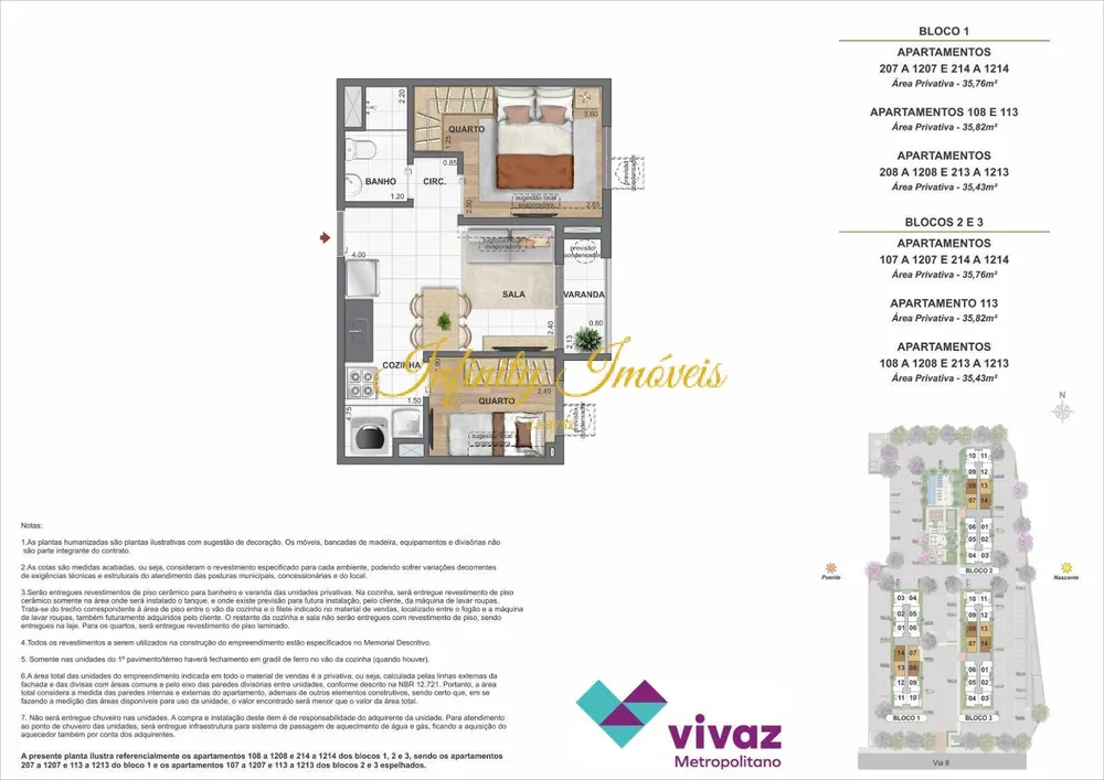 Apartamento, 2 quartos, 34 m² - Foto 21