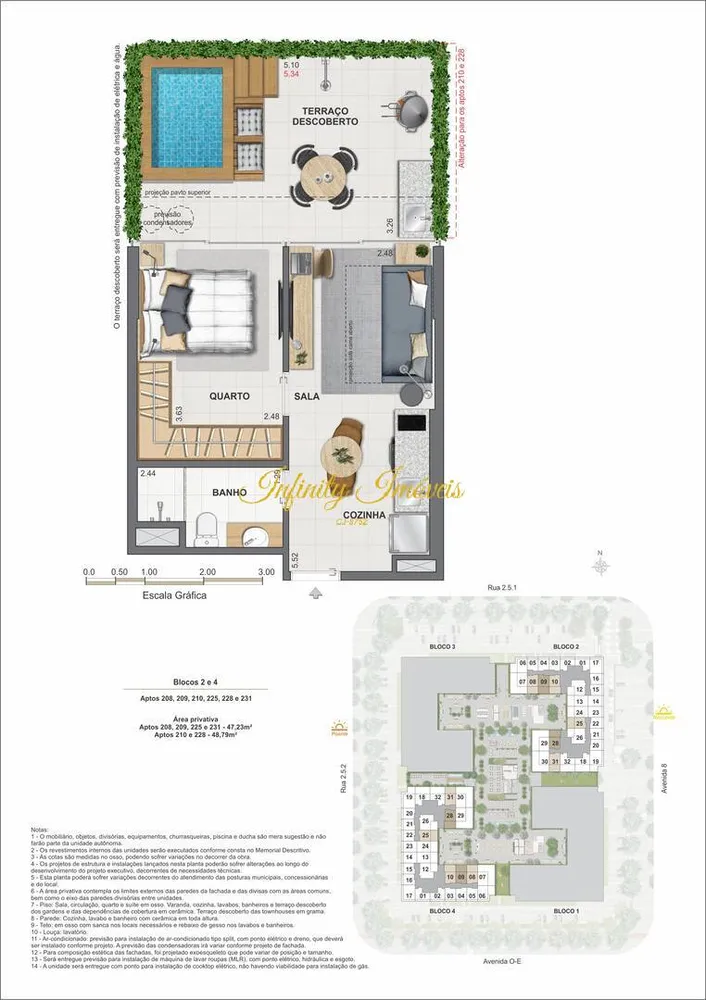 Apartamento, 1 quarto, 47 m² - Foto 43