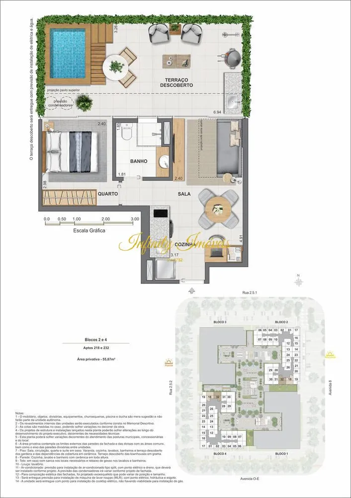 Apartamento, 1 quarto, 47 m² - Foto 49