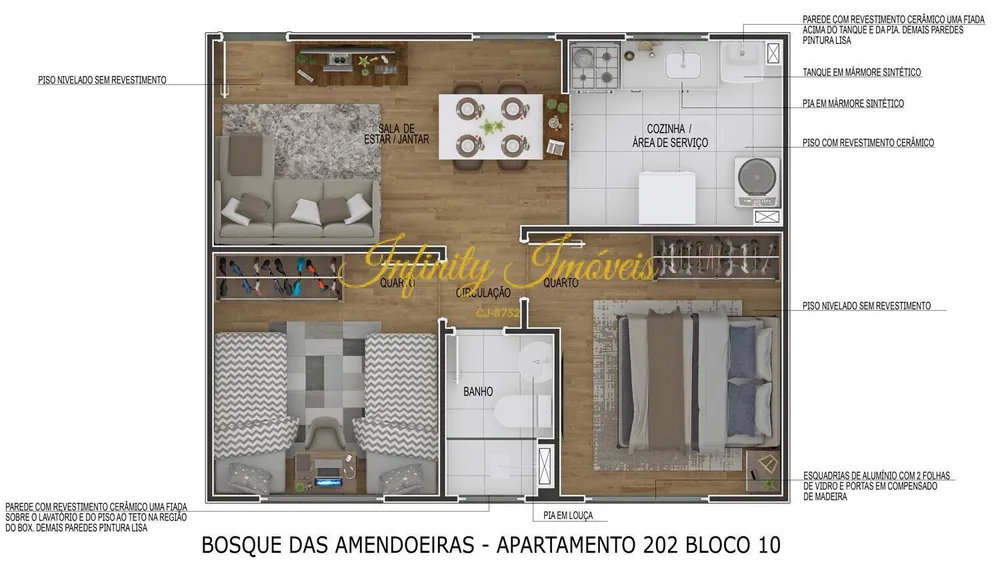 Apartamento, 2 quartos, 40 m² - Foto 14