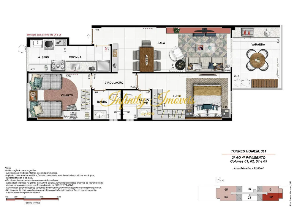 Apartamento, 2 quartos, 72 m² - Foto 19
