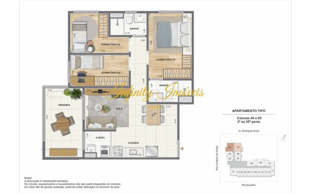Apartamento, 3 quartos, 67 m² - Foto 23