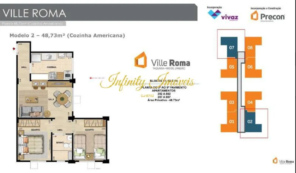 Apartamento, 2 quartos, 46 m² - Foto 7