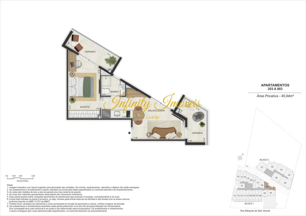 Apartamento, 1 quarto, 34 m² - Foto 28