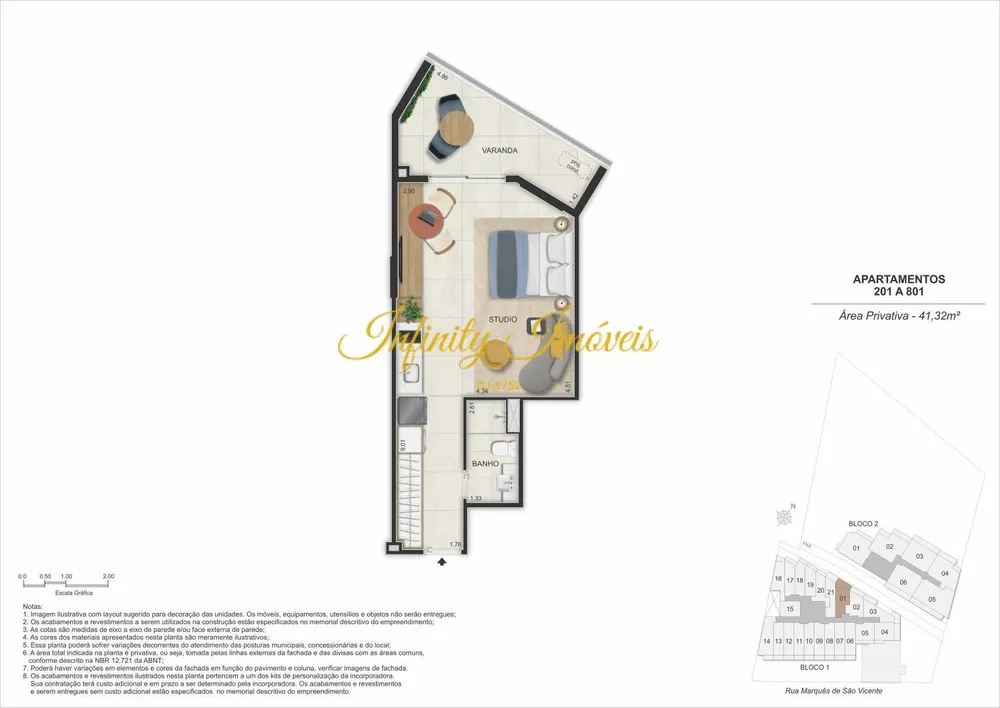Apartamento, 1 quarto, 34 m² - Foto 36