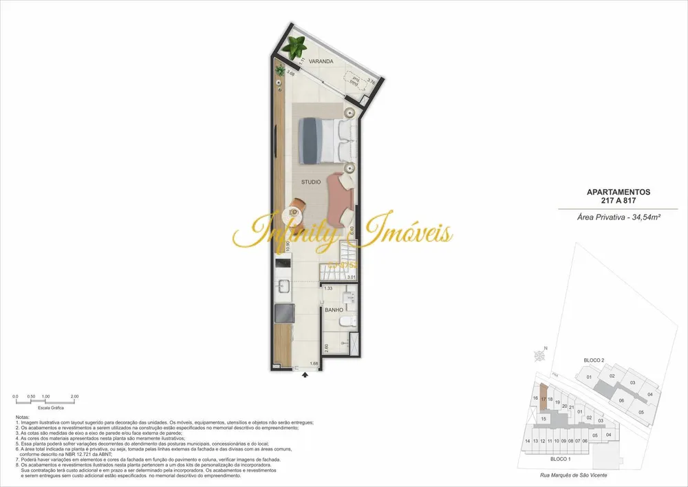 Apartamento, 1 quarto, 34 m² - Foto 25