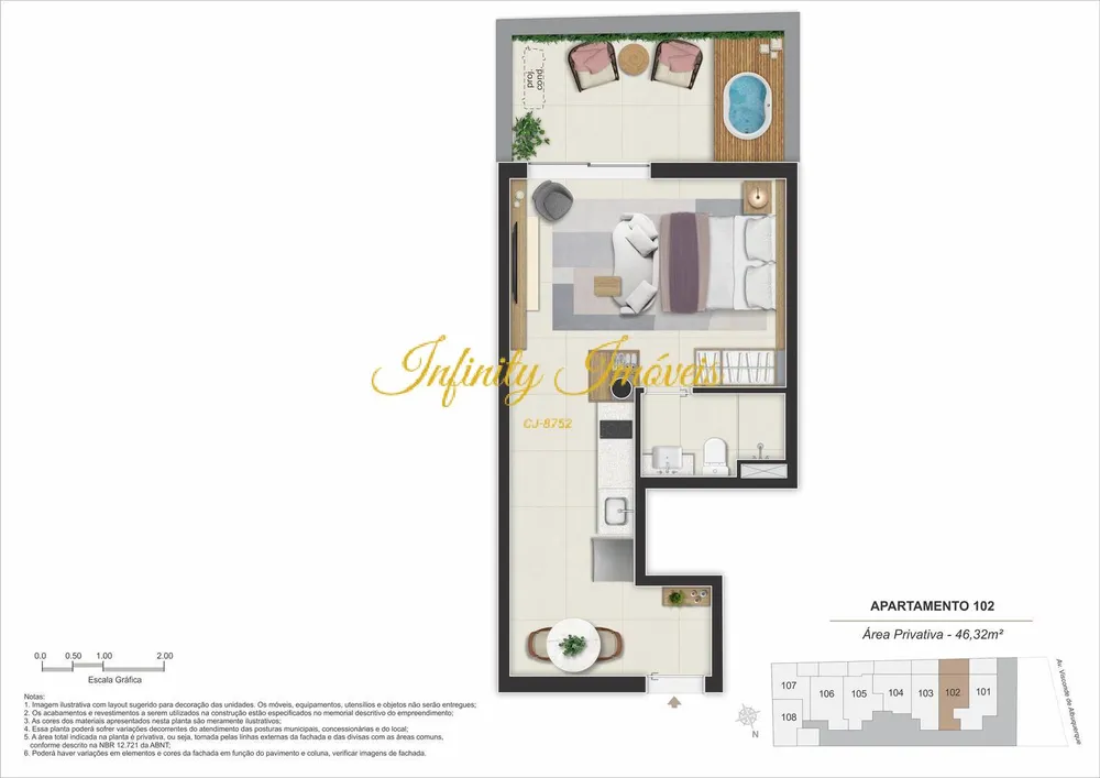 Apartamento, 1 quarto, 28 m² - Foto 24