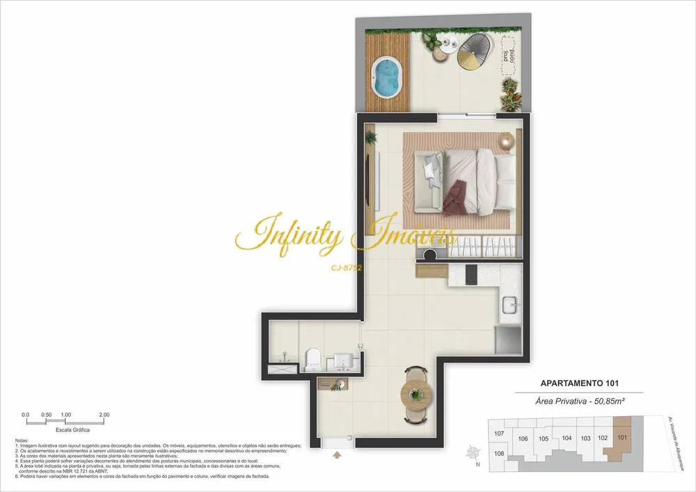 Apartamento, 1 quarto, 28 m² - Foto 26