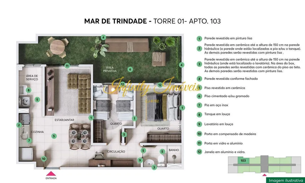 Apartamento, 2 quartos, 46 m² - Foto 20