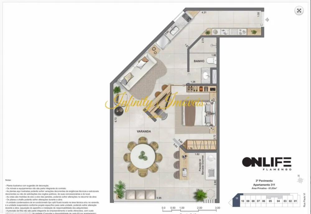 Apartamento, 1 quarto, 61 m² - Foto 18