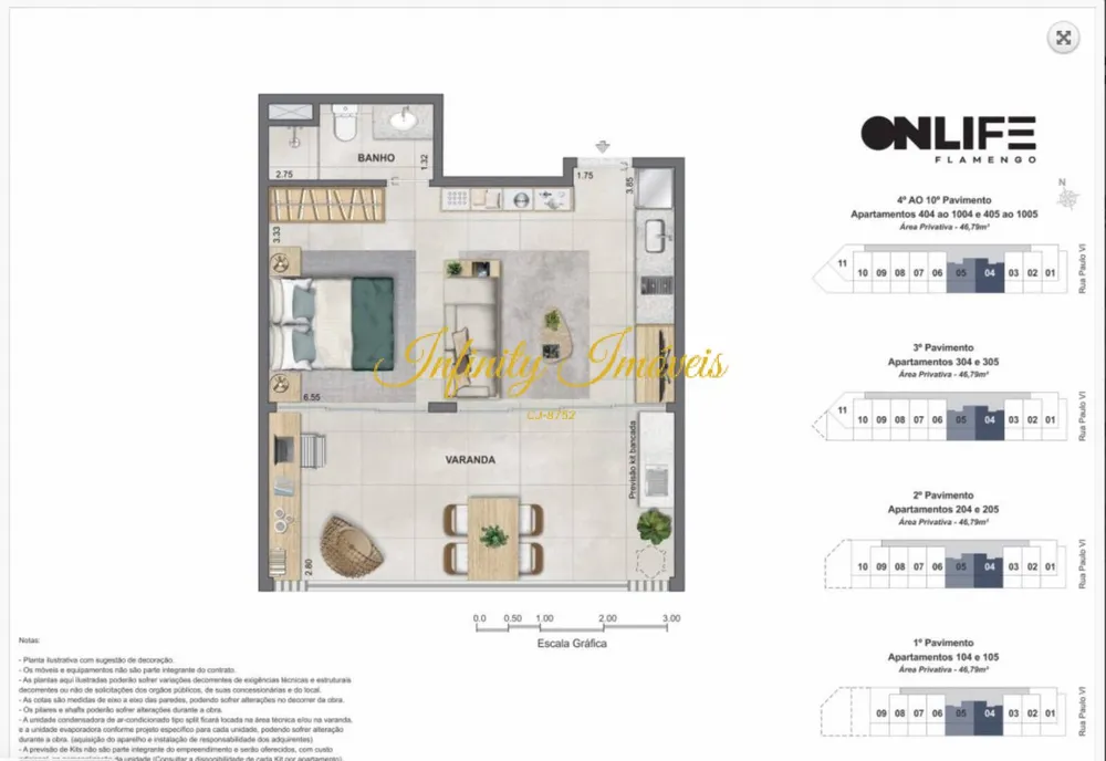 Apartamento, 1 quarto, 61 m² - Foto 19