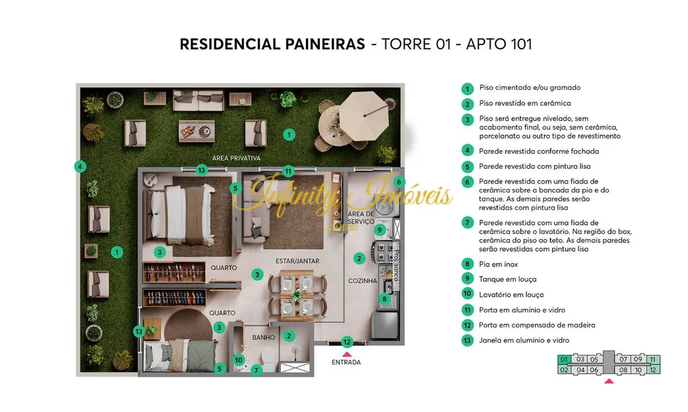 Apartamento, 2 quartos, 40 m² - Foto 25