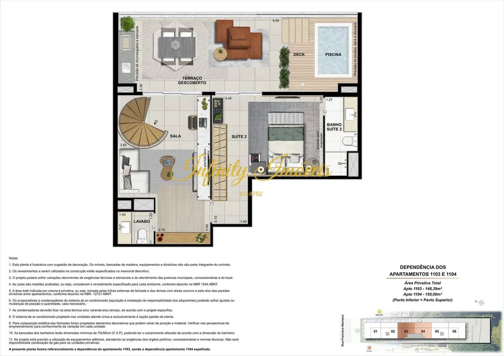 Cobertura, 2 quartos, 150 m² - Foto 46