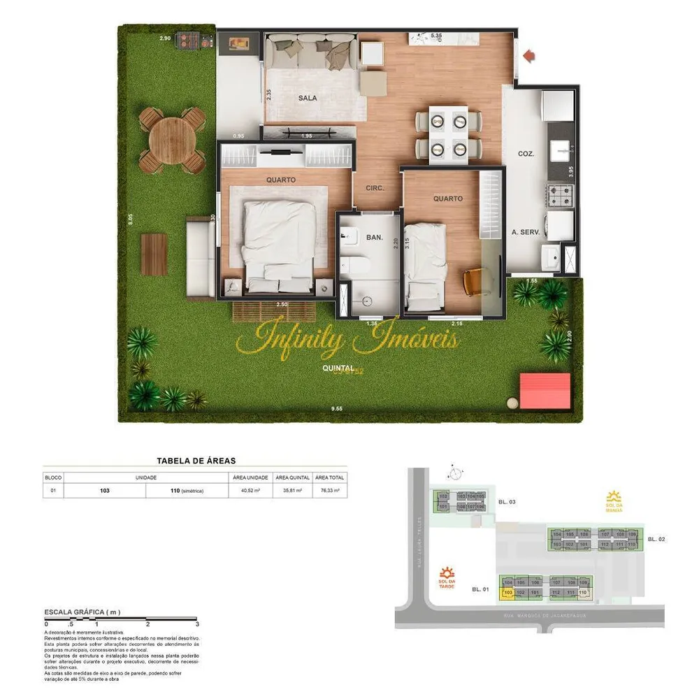 Apartamento, 2 quartos, 44 m² - Foto 31