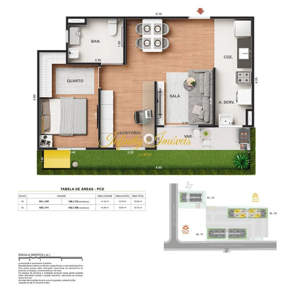 Apartamento, 2 quartos, 44 m² - Foto 23