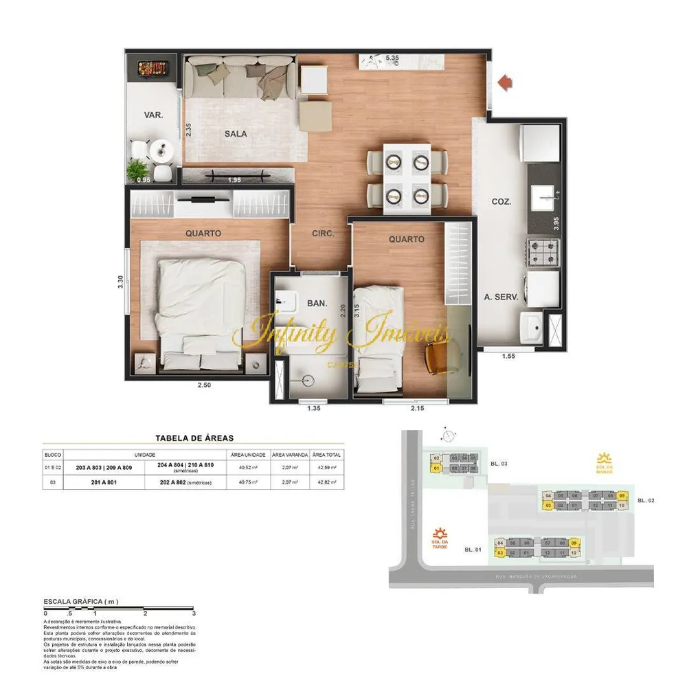 Apartamento, 2 quartos, 44 m² - Foto 20