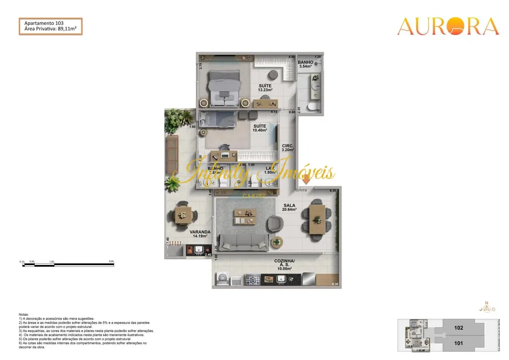 Apartamento, 2 quartos, 89 m² - Foto 13