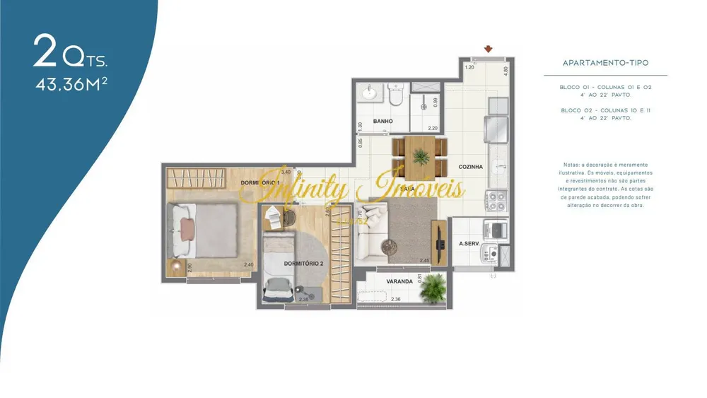 Apartamento, 2 quartos, 51 m² - Foto 34