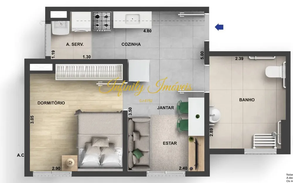 Apartamento, 2 quartos, 38 m² - Foto 28