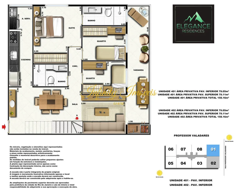 Cobertura, 3 quartos, 191 m² - Foto 3