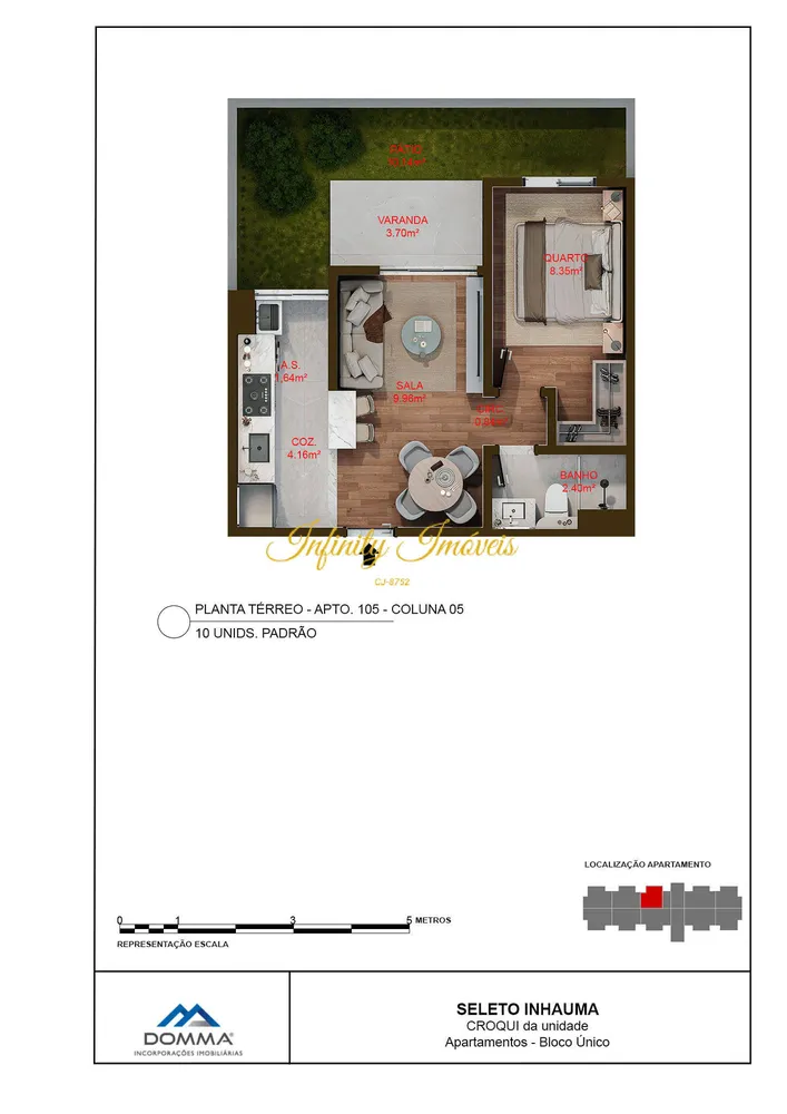 Apartamento, 1 quarto, 47 m² - Foto 45