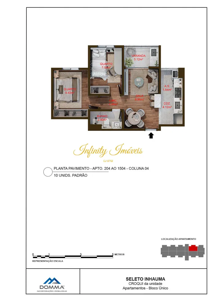 Apartamento, 1 quarto, 47 m² - Foto 33