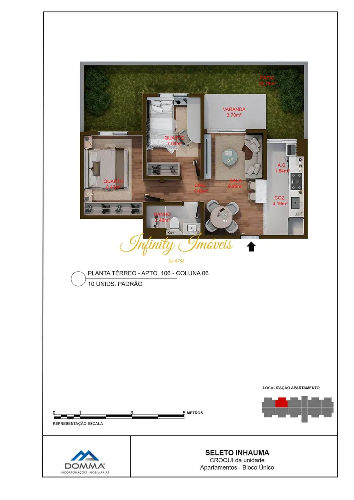 Apartamento, 1 quarto, 47 m² - Foto 46