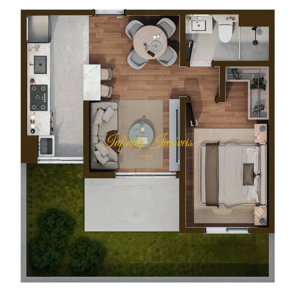 Apartamento, 1 quarto, 47 m² - Foto 30