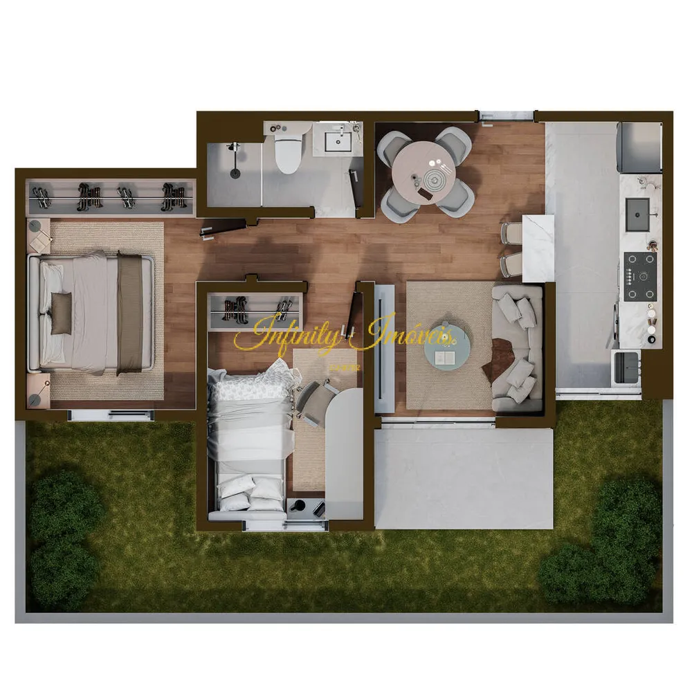 Apartamento, 1 quarto, 47 m² - Foto 28