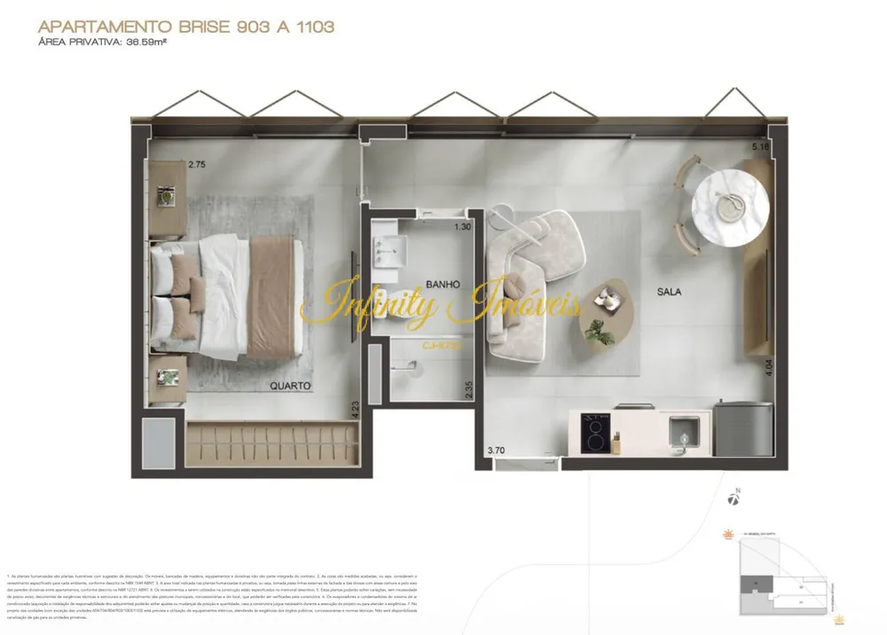 Apartamento, 1 quarto, 47 m² - Foto 26