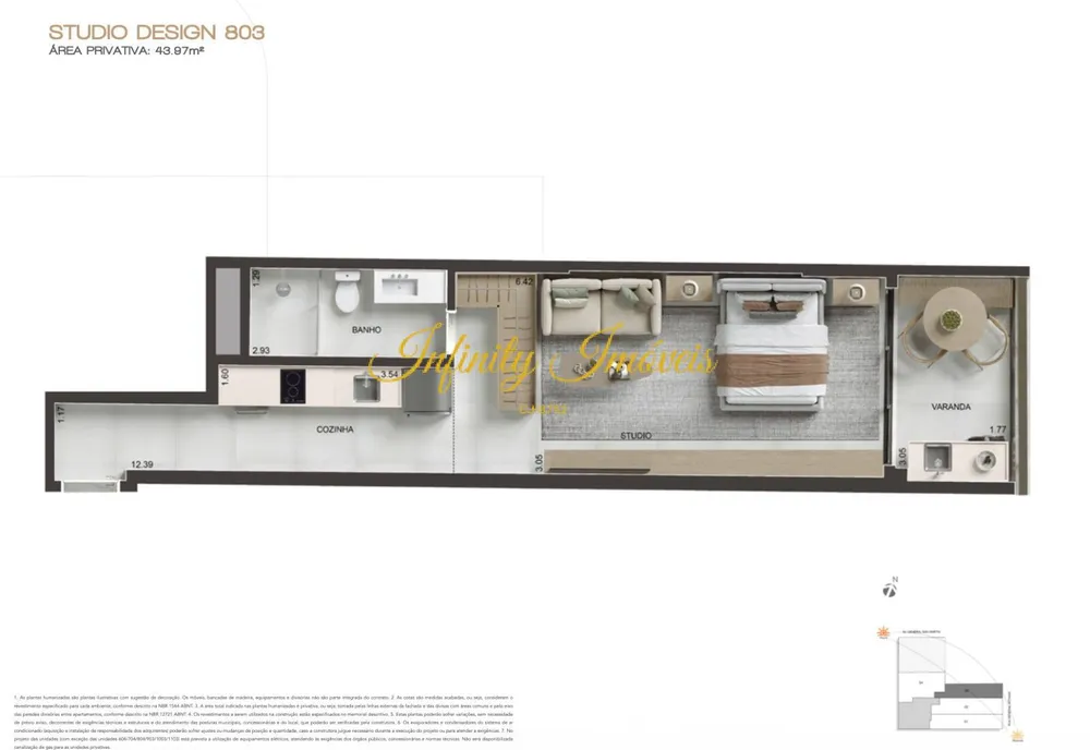 Apartamento, 1 quarto, 47 m² - Foto 21