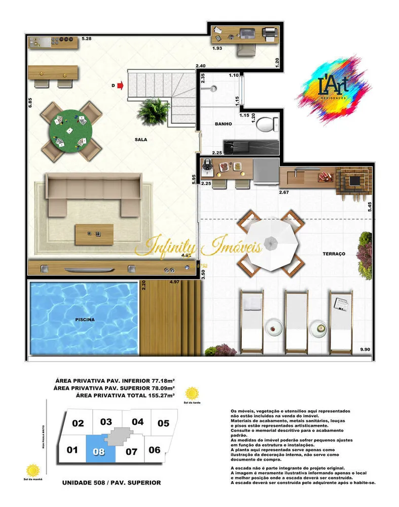 Cobertura, 2 quartos, 150 m² - Foto 26