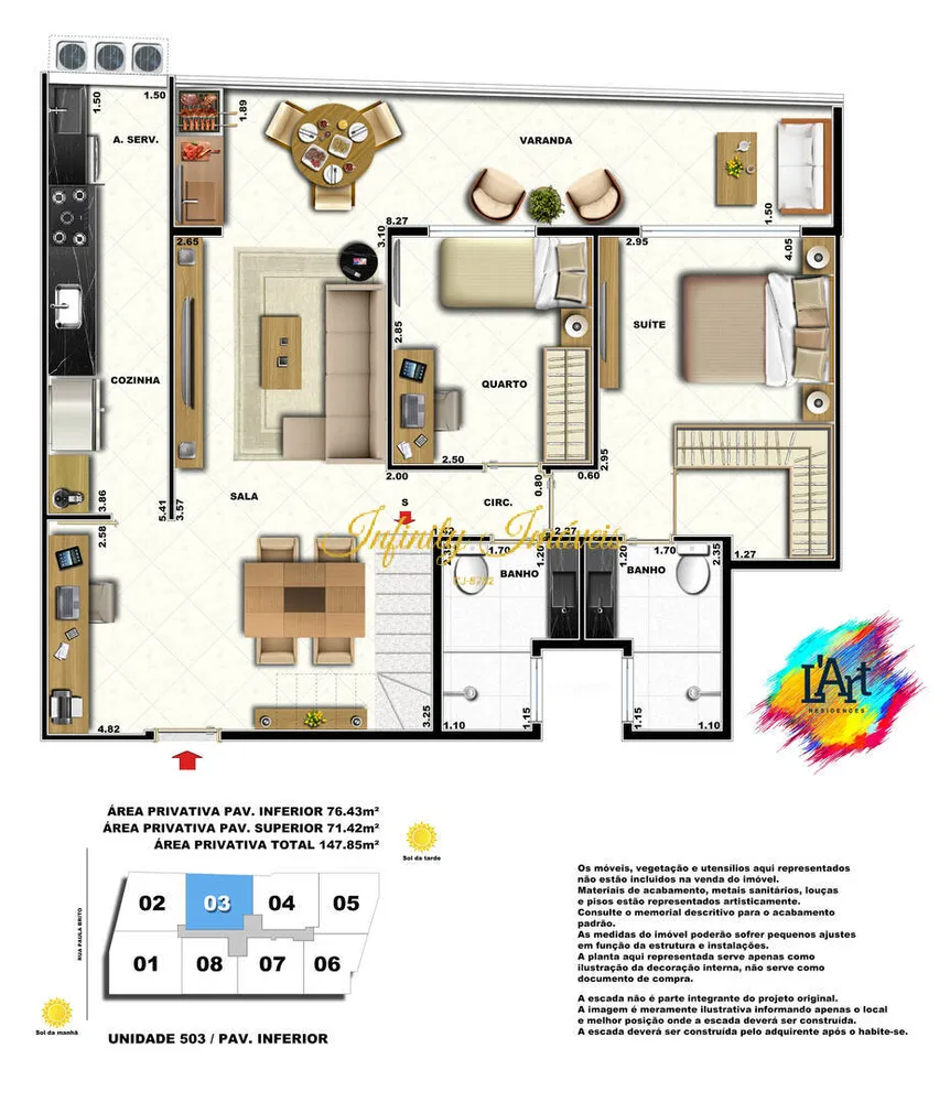 Cobertura, 2 quartos, 150 m² - Foto 18